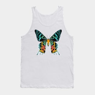 Madagascan Sunset Moth Illustration Tank Top